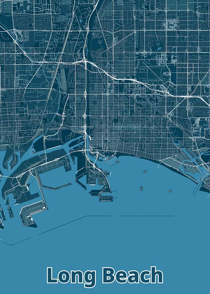 Long Beach City Map