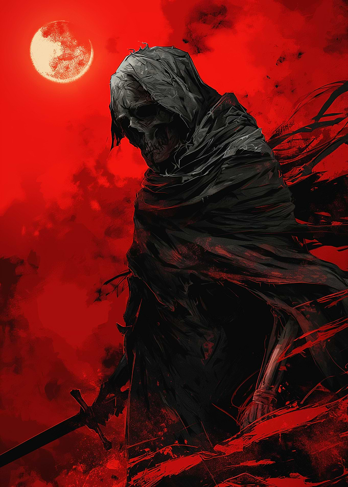 Dark Figure with Sword