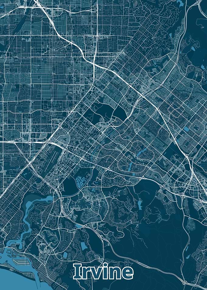 Irvine City Map