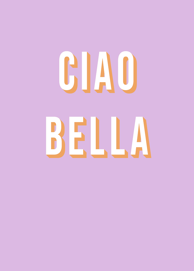 Ciao Bella Wall Art