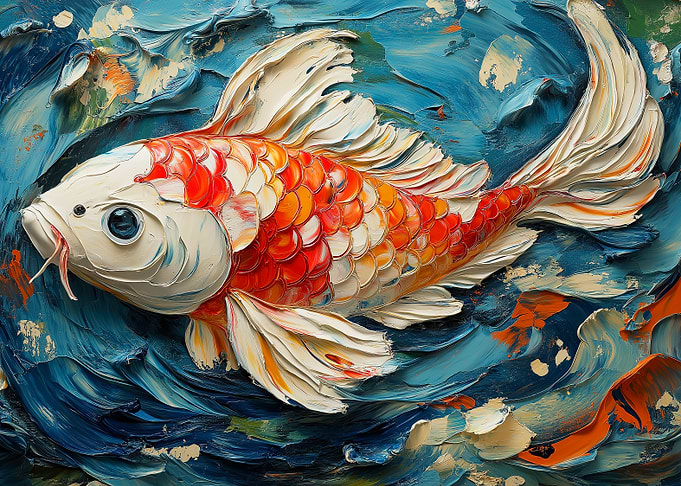 Koi Fish Painting