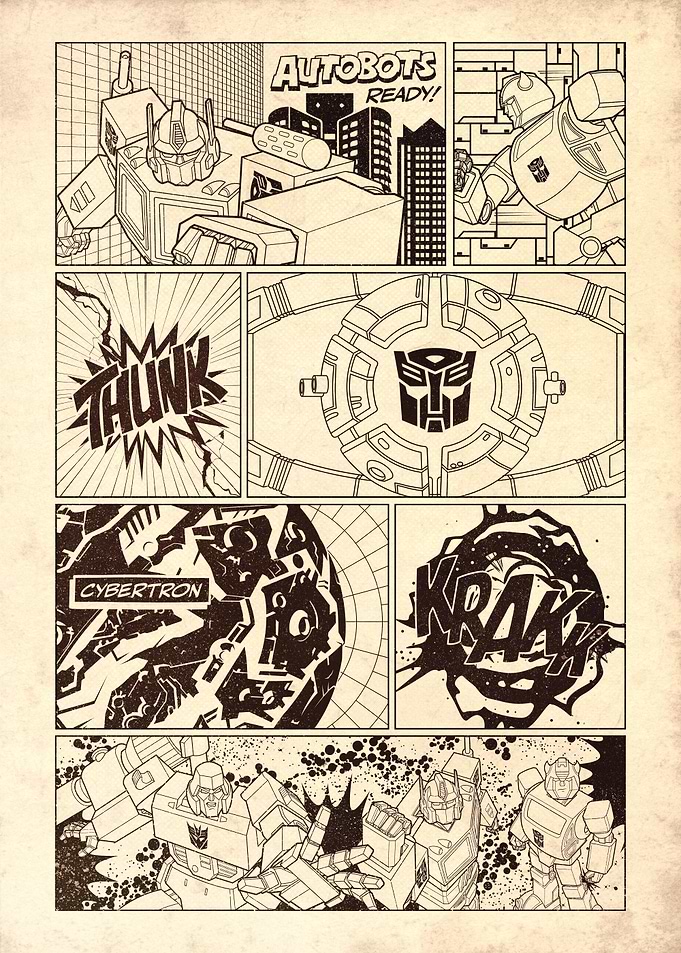 Transformers Comic Strip