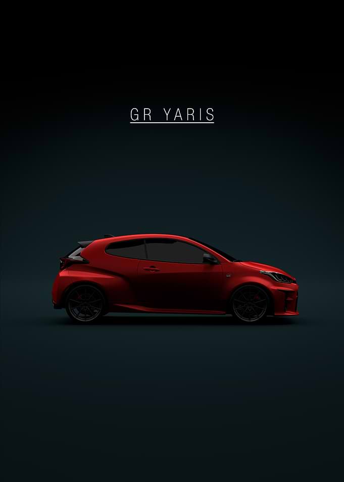 GR Yaris Red Car