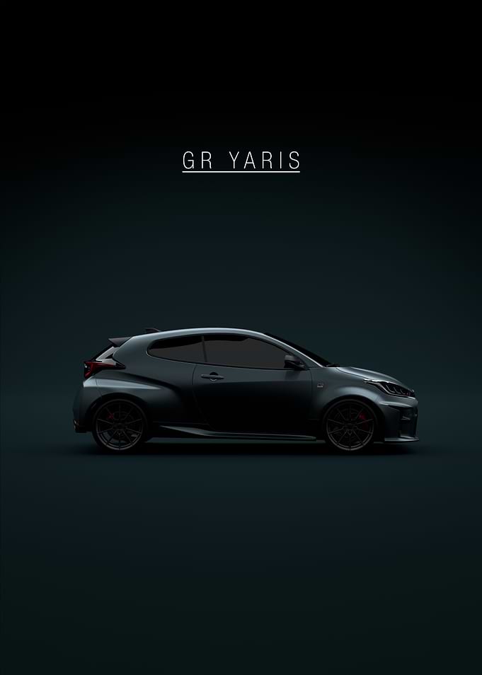 GR Yaris Side View