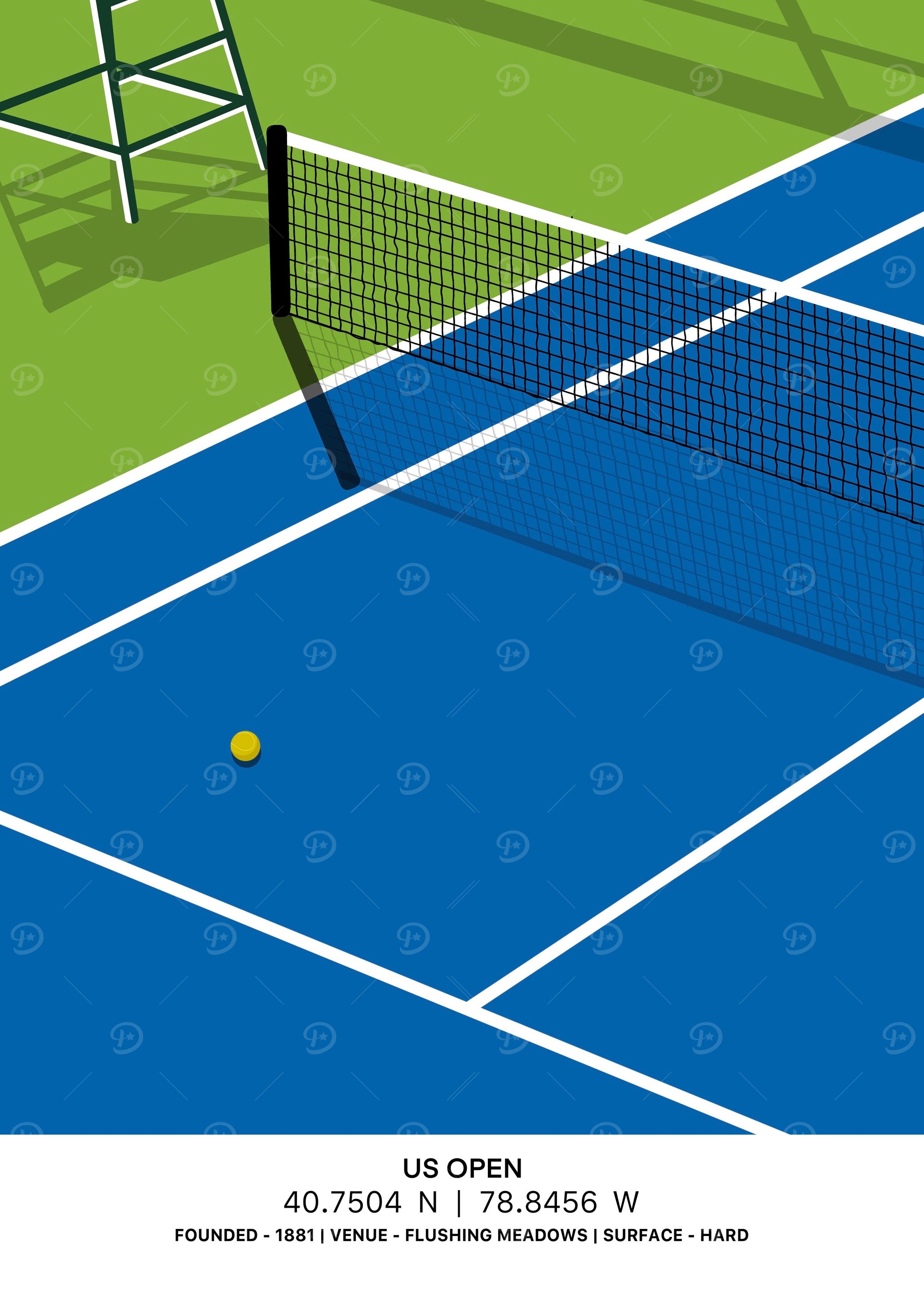 US Open Tennis Court