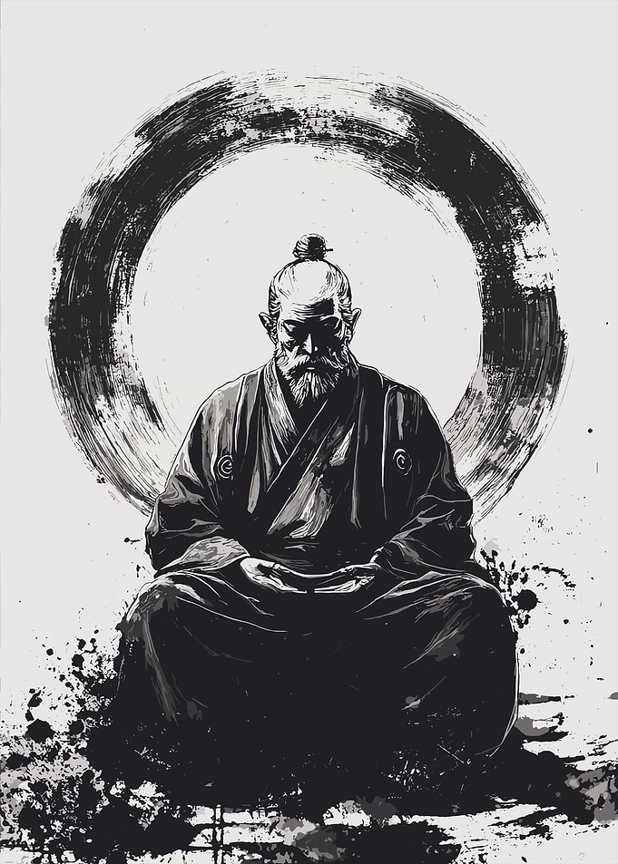 Zen Master in Meditation