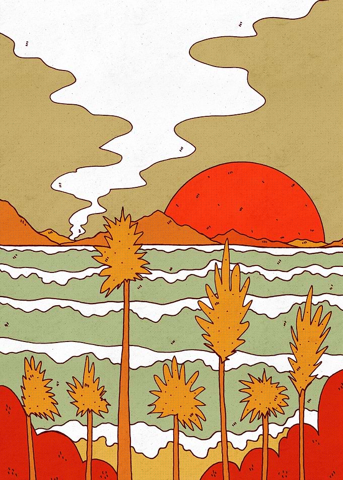 Autumn by the beach