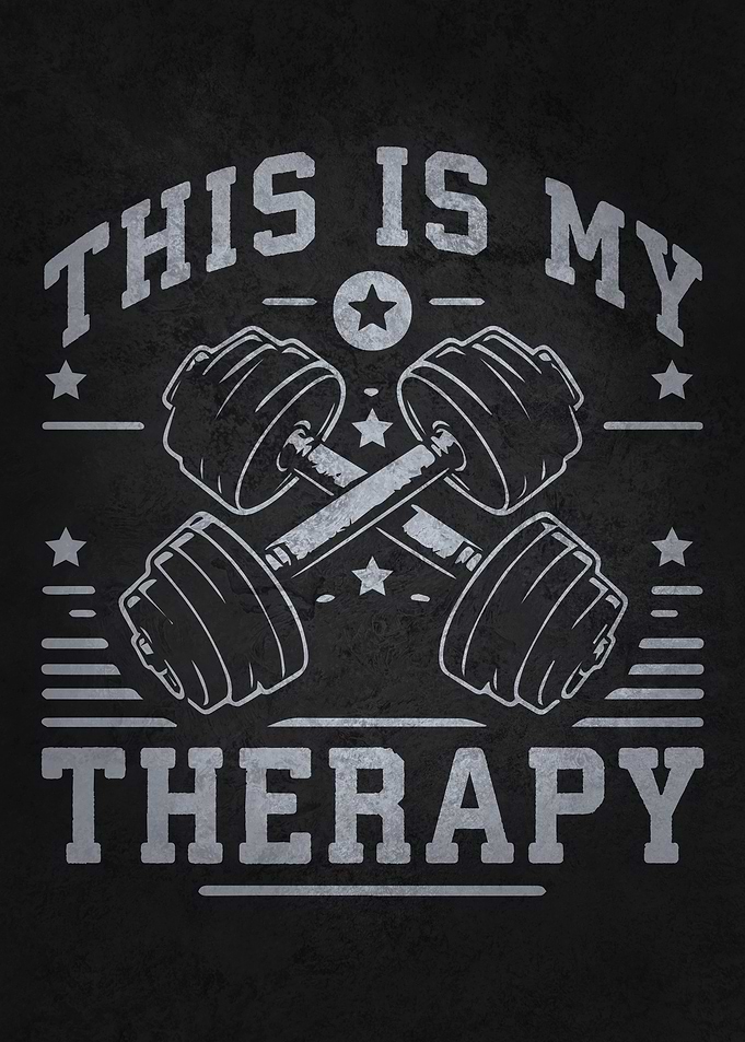 Gym Workout Motivation, This Is My Therapy