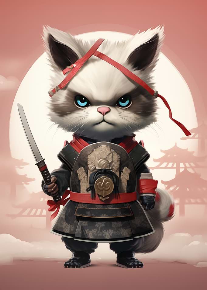 Samurai Cat