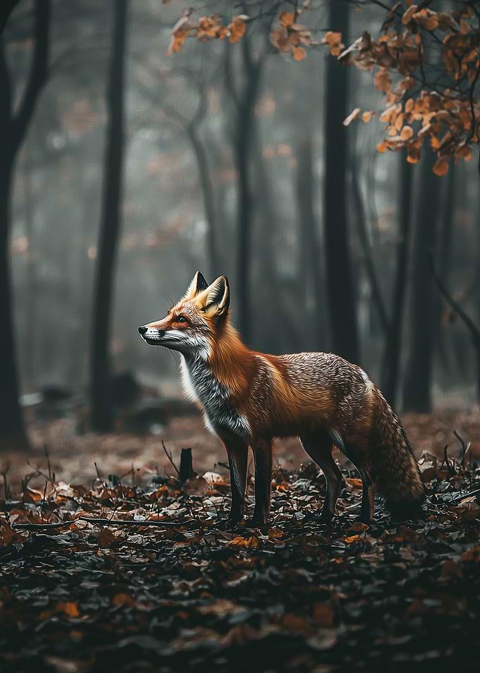 Red Fox in Forest