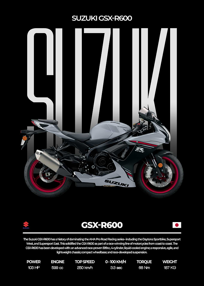 Suzuki GSX-R600 Motorcycle