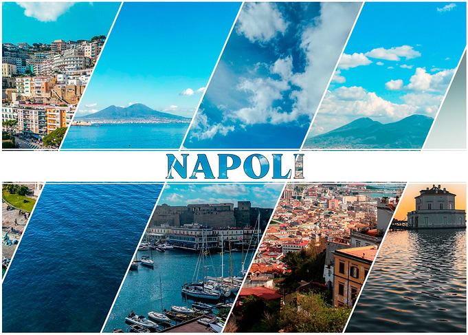 Naples Cityscape Collage