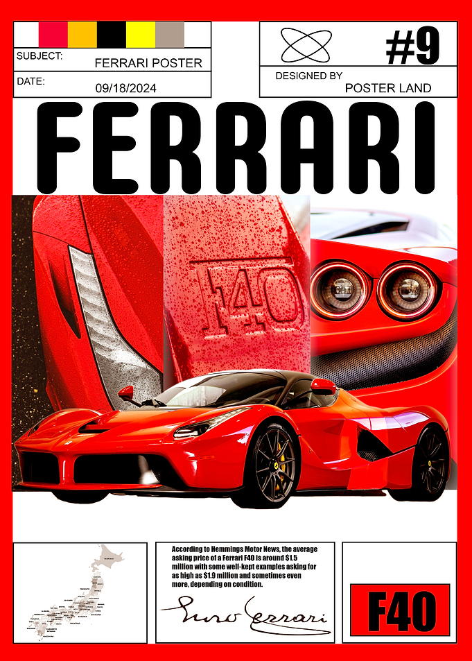 Ferrari F40 Trending Car