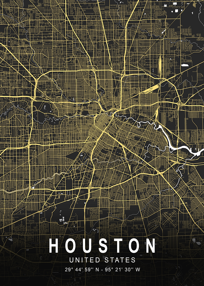 Houston Silver Map