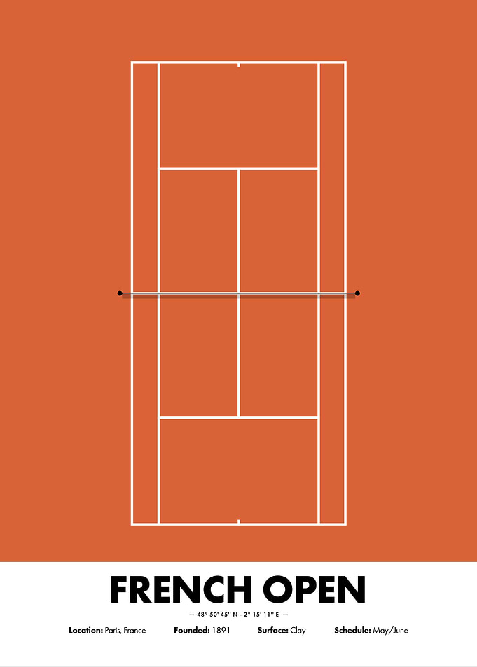 French Open Tennis Court