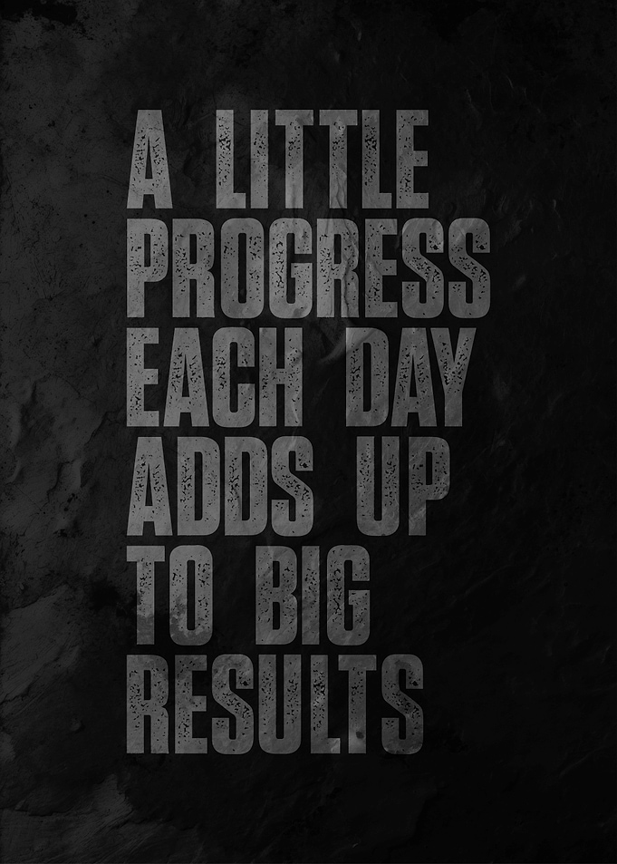 Progress Quote Poster