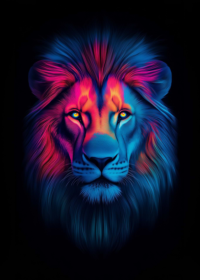 NEON LION