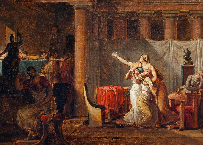 Roman Tragedy - Jacques-Louis David