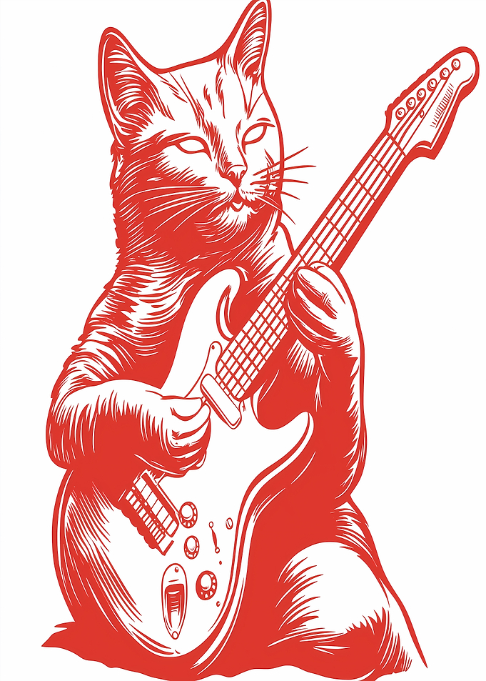Red Cat Guitarist