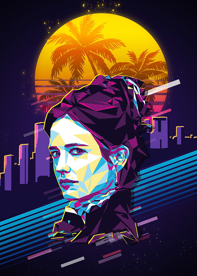 vanessa ives Retro Woman Portrait