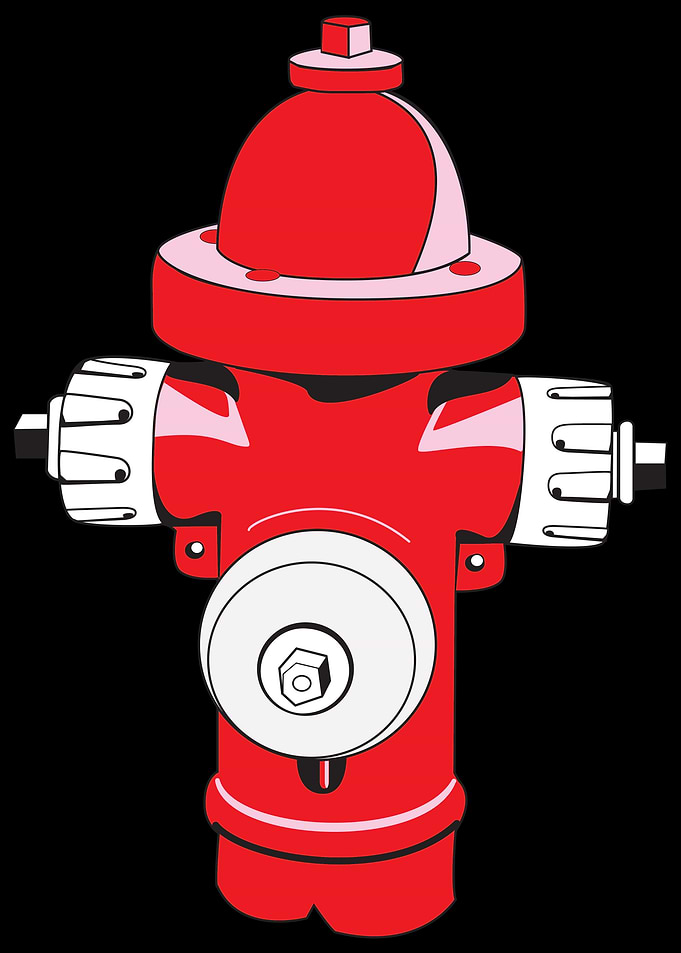 Red Fire Hydrant Illustration