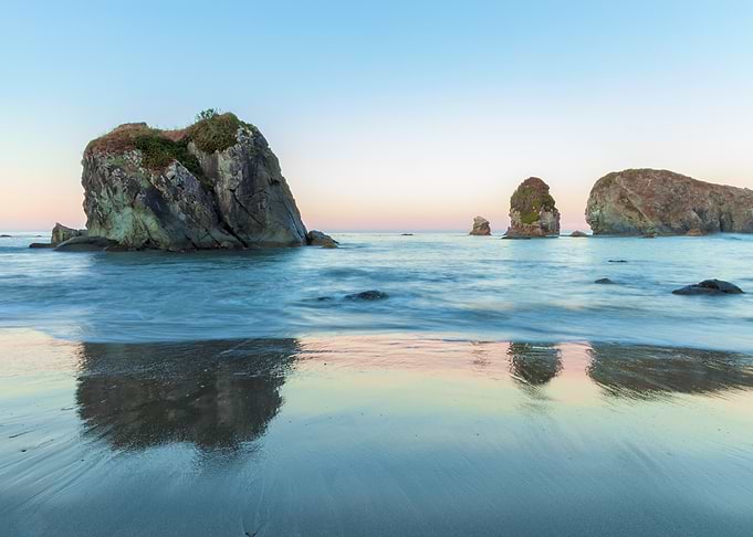 Sea Stacks at Sunrise