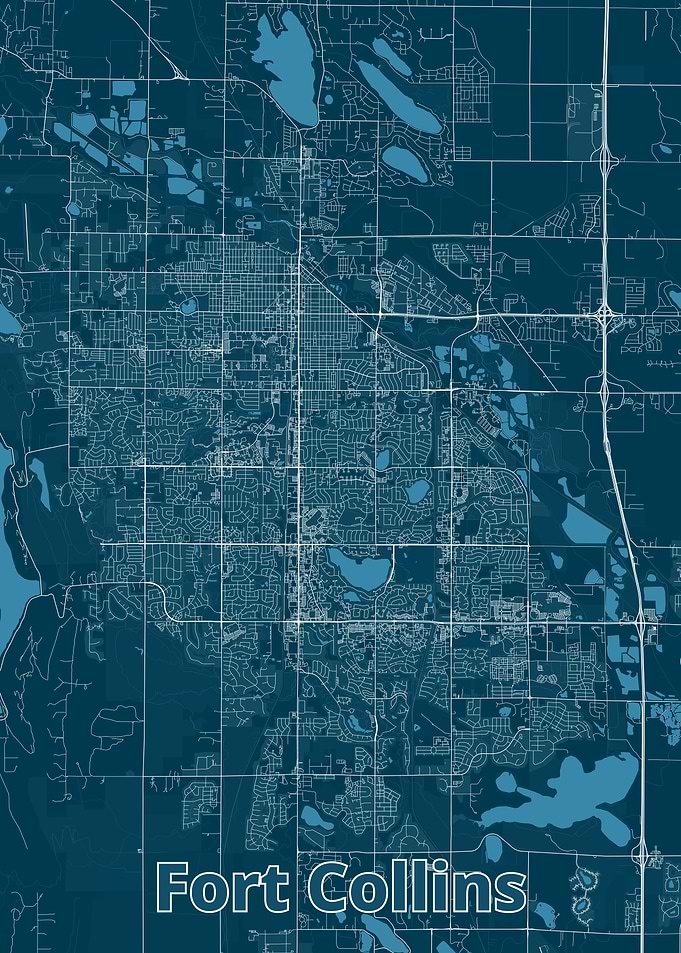 Fort Collins City Map