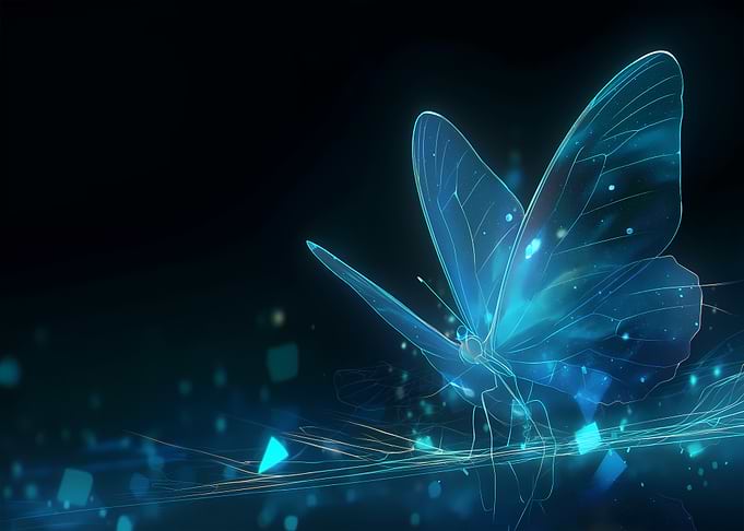 Digital Butterfly Art