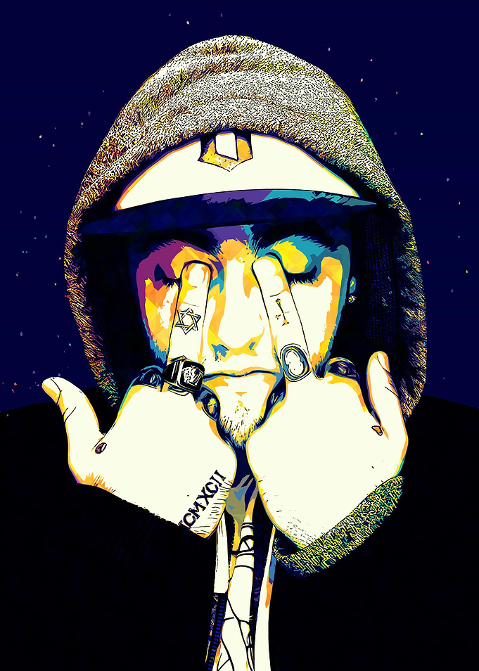 Mac Miller Pop Art Portrait