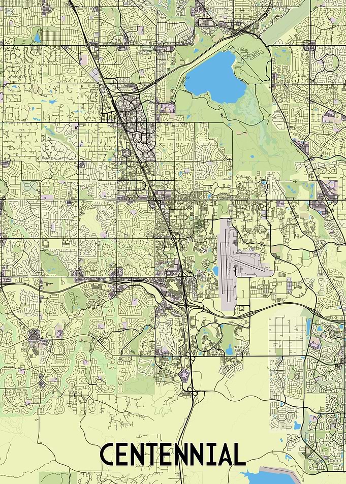 Centennial City Map