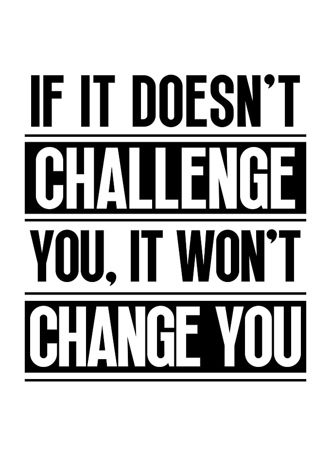 Challenge Yourself Poster