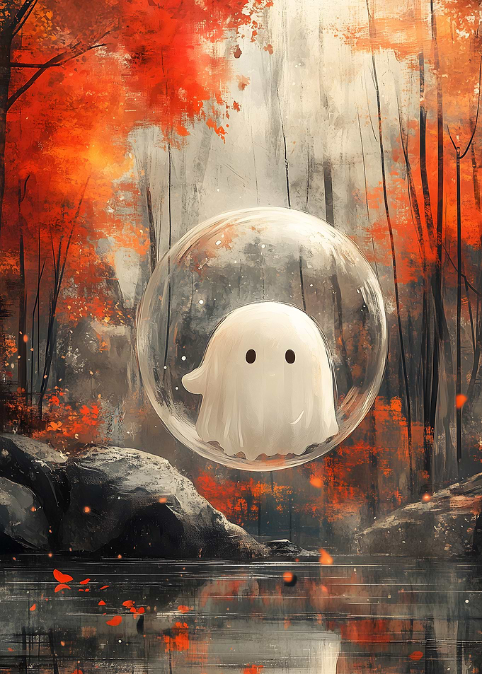 Ghost in a Bubble