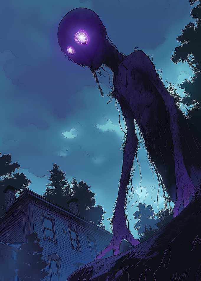Silhouetted Monster