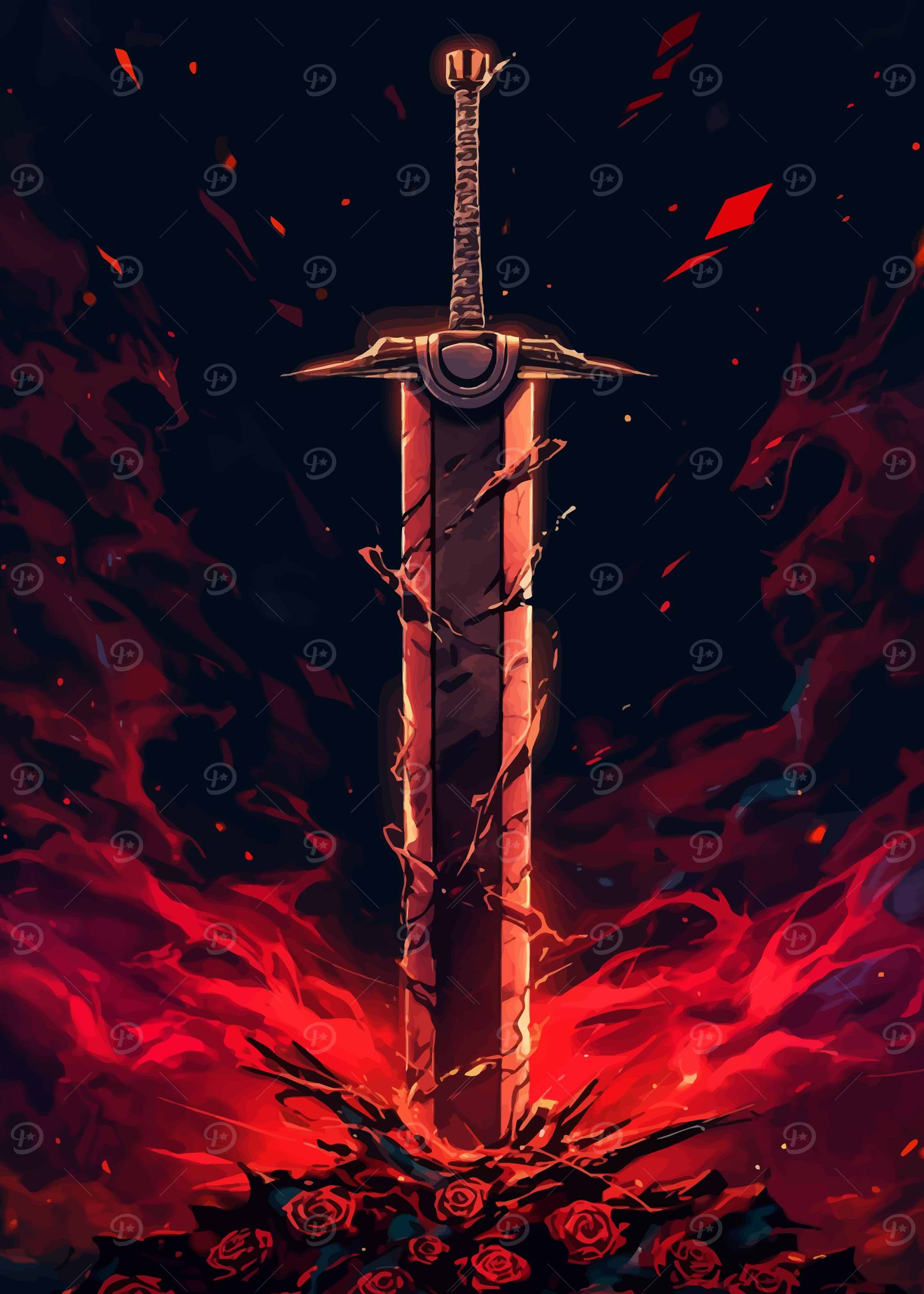 Crimson Sword of Fire