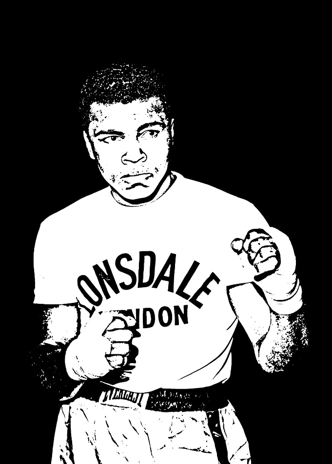 Muhammad Ali Boxing Portrait