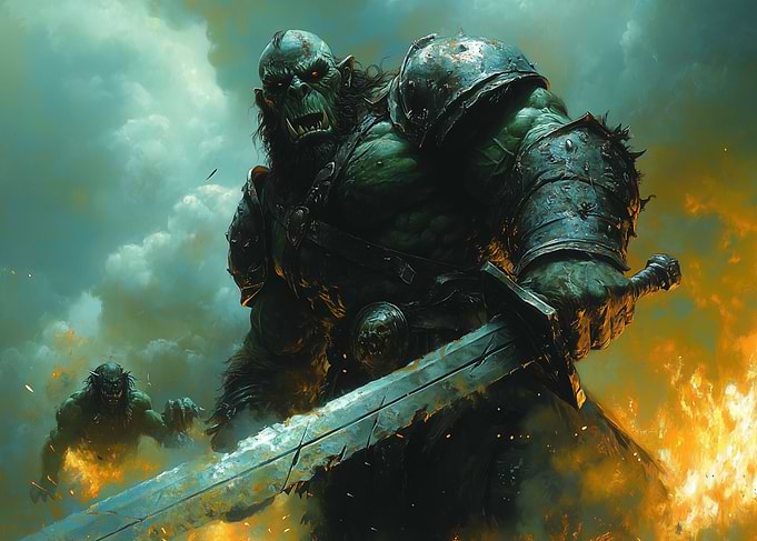 Orc Warrior with Sword