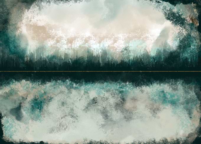 Abstract Landscape Reflection