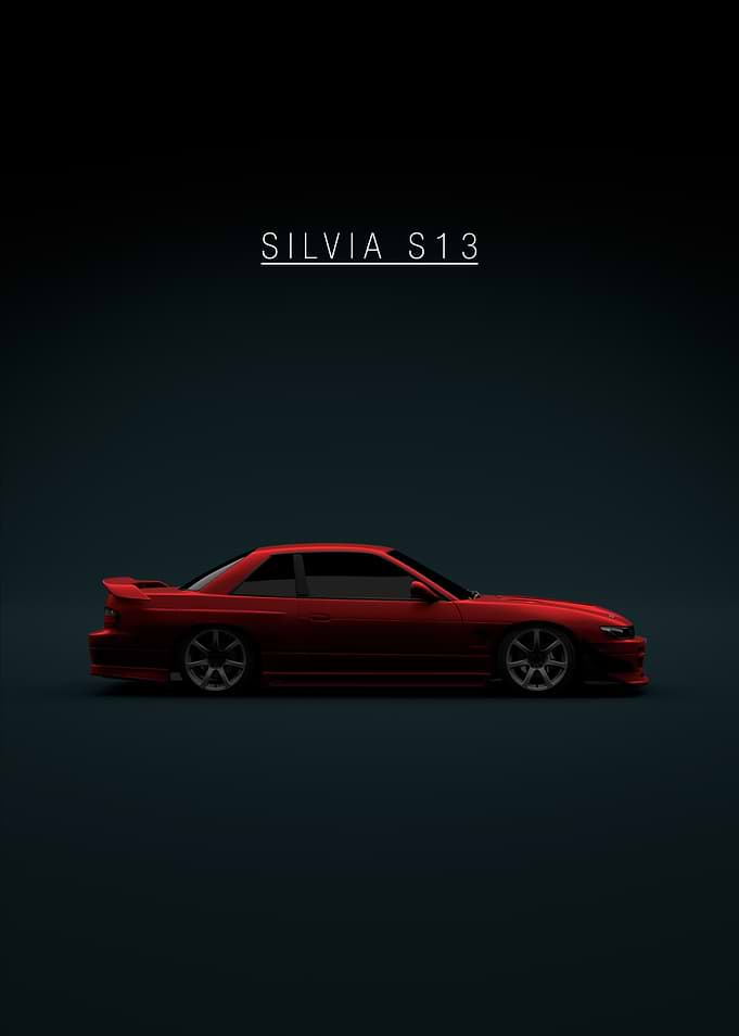 Nissan Silvia S13 G-Corporation - Red