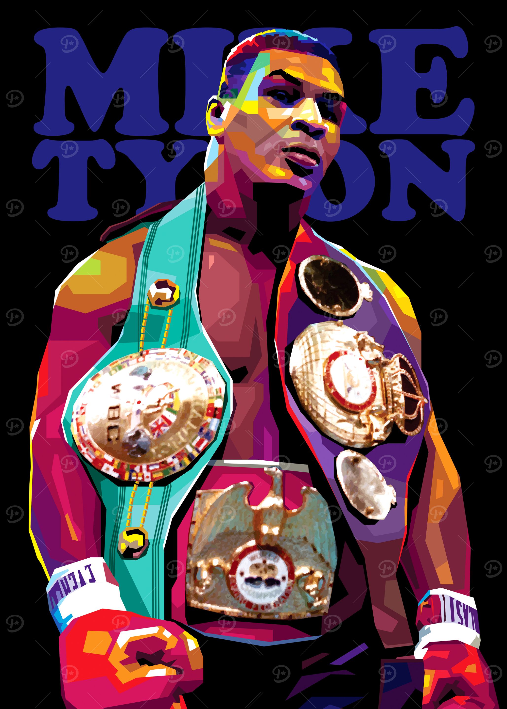 Mike Tyson Pop Art