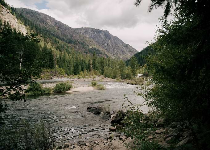 Mountain River Landscape