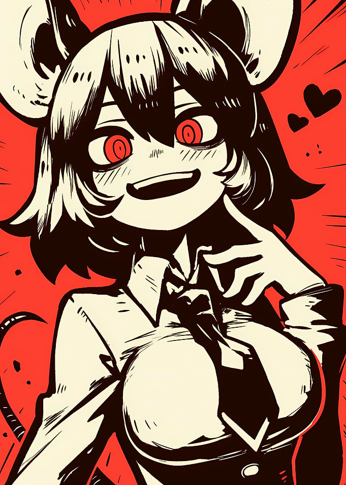 Mouse Girl Manga Art