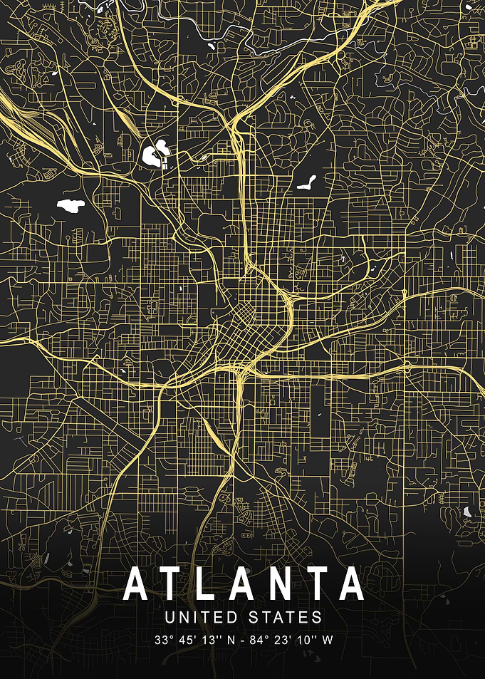 Atlanta Silver Map