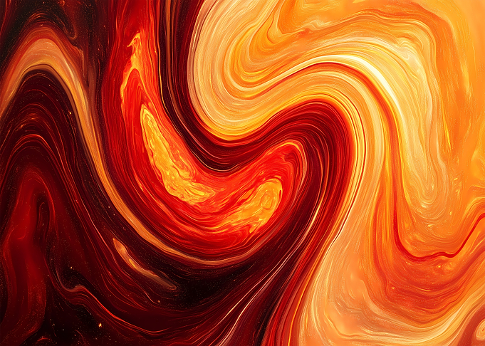 Abstract Swirling Colors