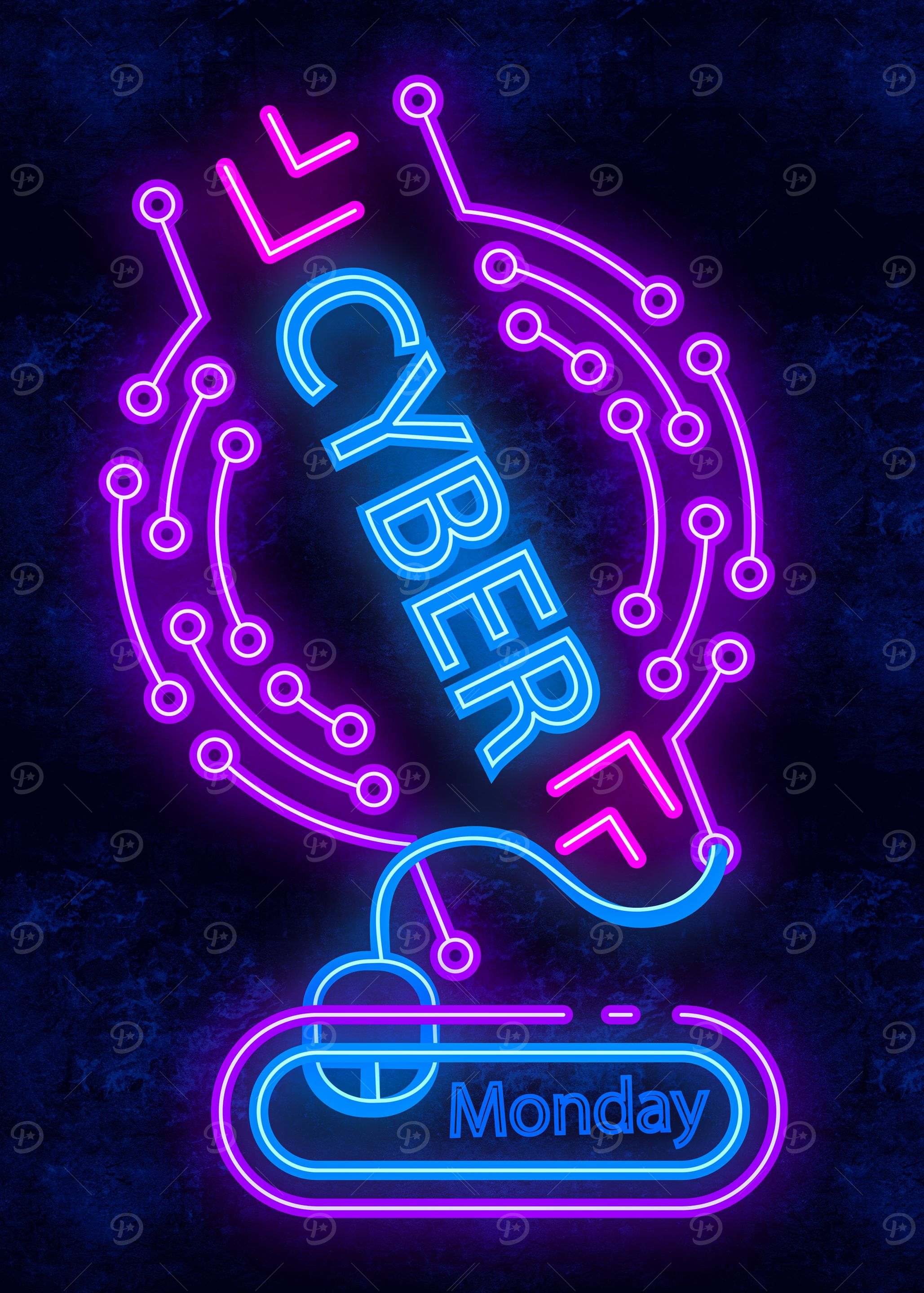 Cyber Monday Neon Sign