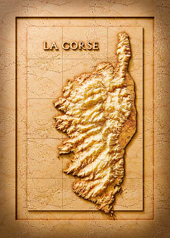 Corsica Island Map