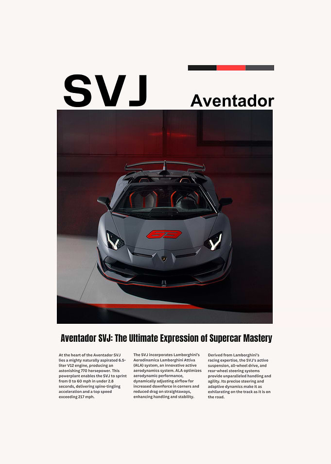 Lamborghini Aventador SVJ