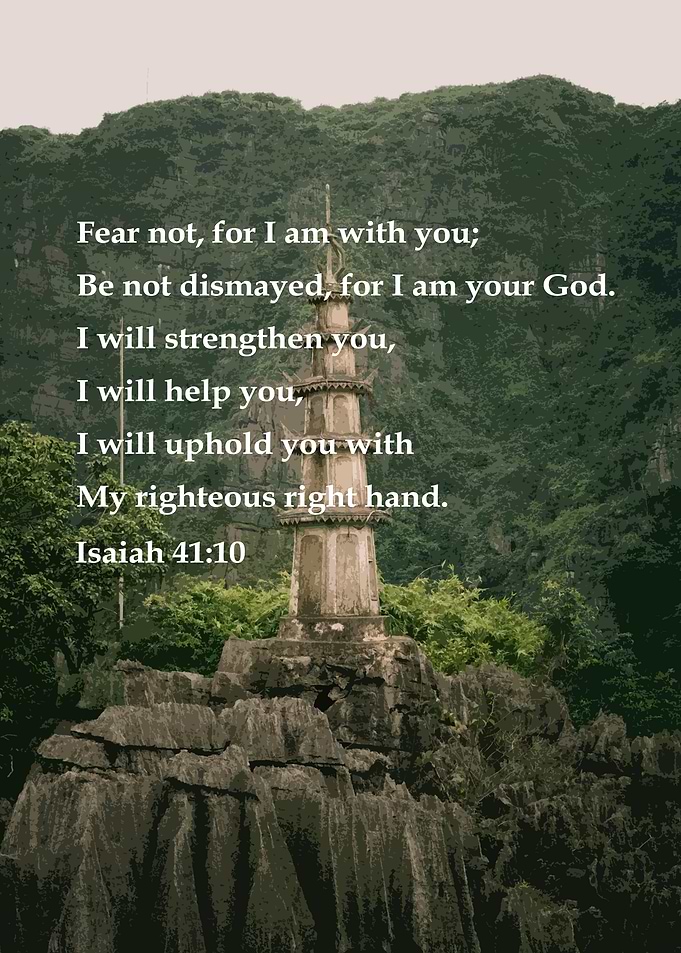 Bible Verse Isaiah 41 10 Jesus Christianity