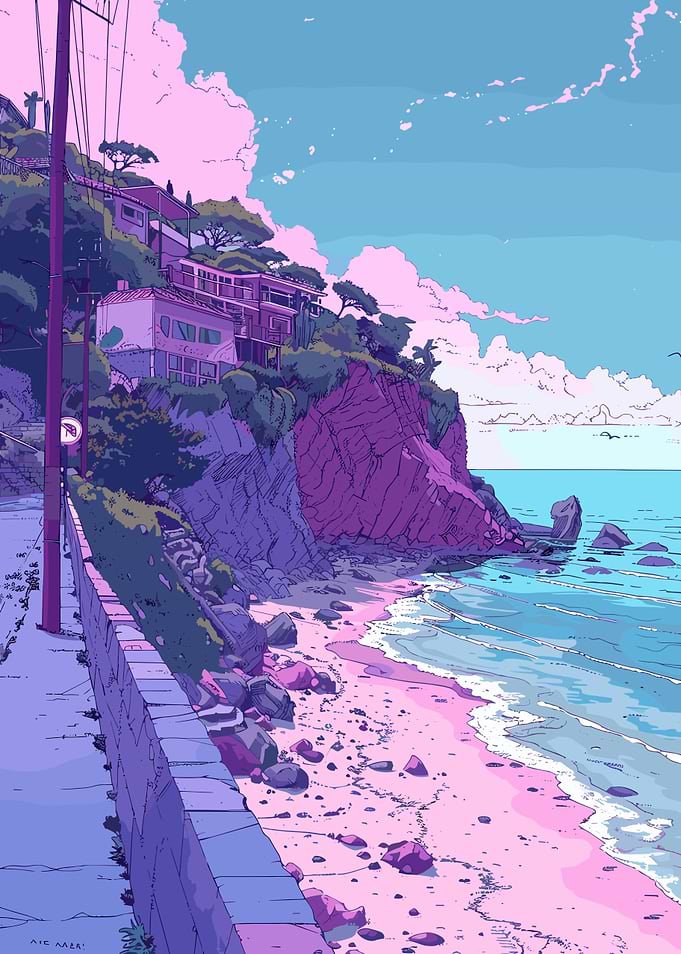 Coastal Cliffside Houses