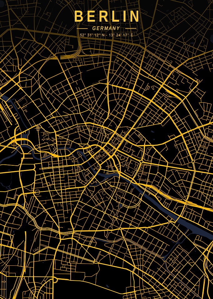 Berlin Golden City Map