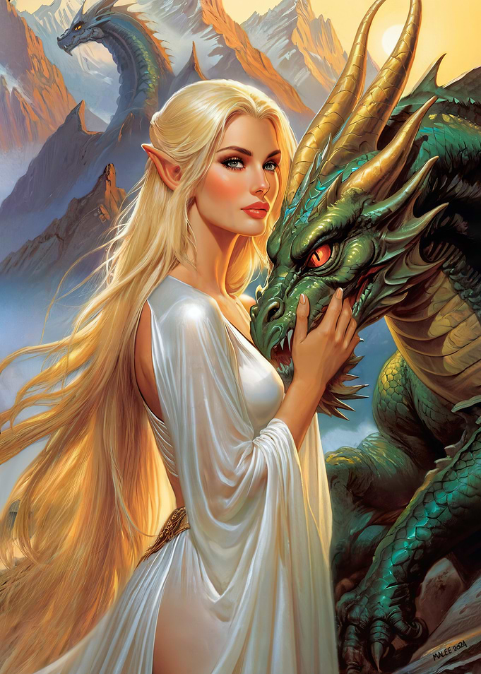 Elf and Dragon